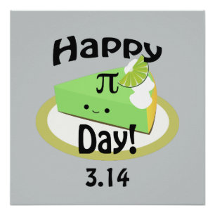 Niedlich Happy Pi Day Poster