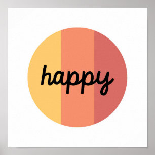 Niedlich Happy Poster