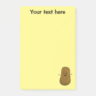 Niedlich Happy Potato Personalisiert Post-it Klebezettel