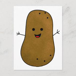 Niedlich Happy Potato Postkarte