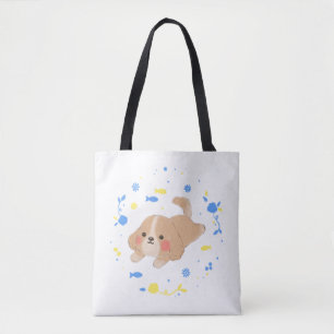 Niedlich Happy Puppy Illustration