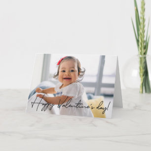 Niedlich Happy Valentine's Day Foto Personalisiert Karte