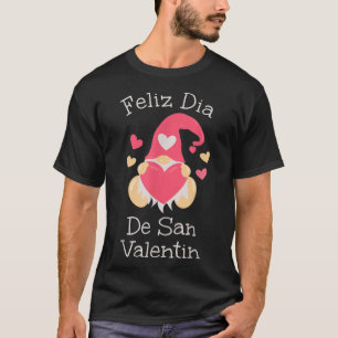 Niedlich Happy Valentines Day Gnome Spanien Spanie T-Shirt