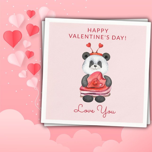 Niedlich Happy Valentines Day Party Napkins Serviette (Von Creator hochgeladen)