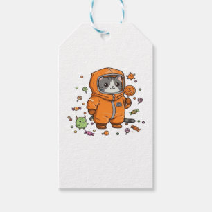 Niedlich Hazmat Cat Halloween Candy Monster Fun Ov Geschenkanhänger