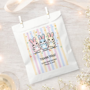 Niedlich Heart Bunny Hoppers Babydusche Geschenktütchen