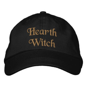 Niedlich Hearth Witchcraft Zitat Bronze Schwarz Bestickte Baseballkappe