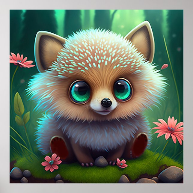 Niedlich Hedge Hog Poster (Vorne)