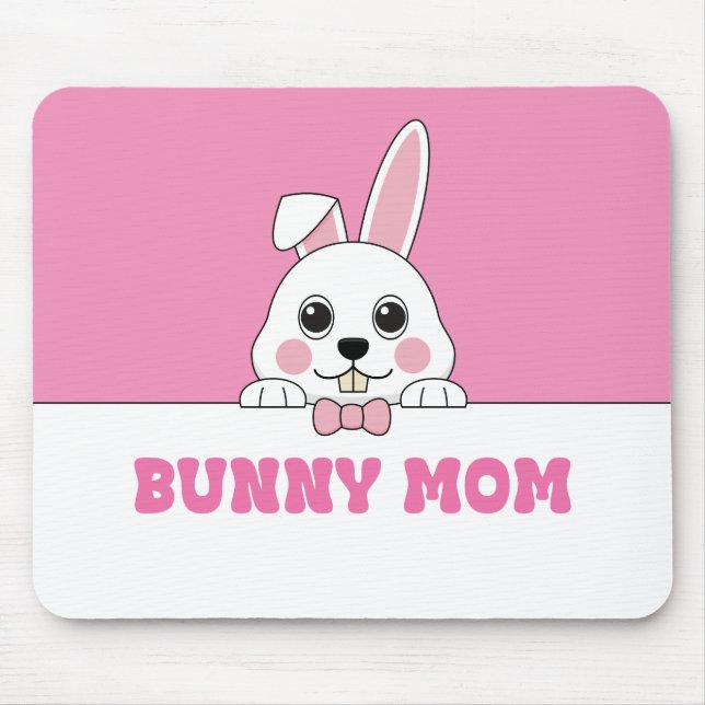 Niedlich Helle Mama Rosa Mousepad (Vorne)