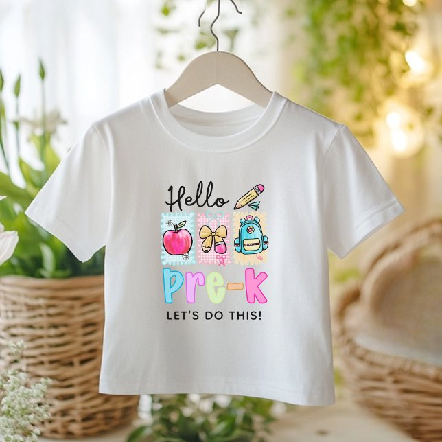 Niedlich Hello Pre-K Preppy T-Shirt (Von Creator hochgeladen)
