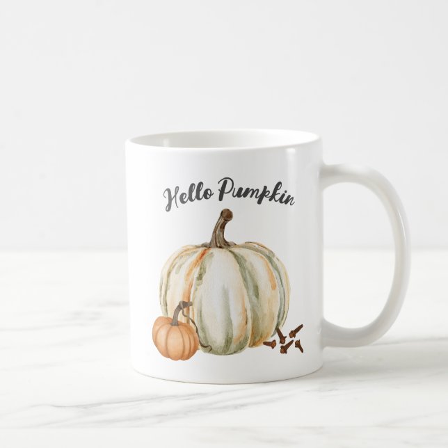 Niedlich Hello Pumpkin Gewürz Cosy Fall Kaffeetasse (Rechts)