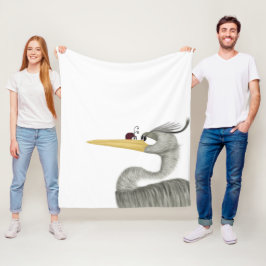 Niedlich Heron und Ladybug Fleecedecke