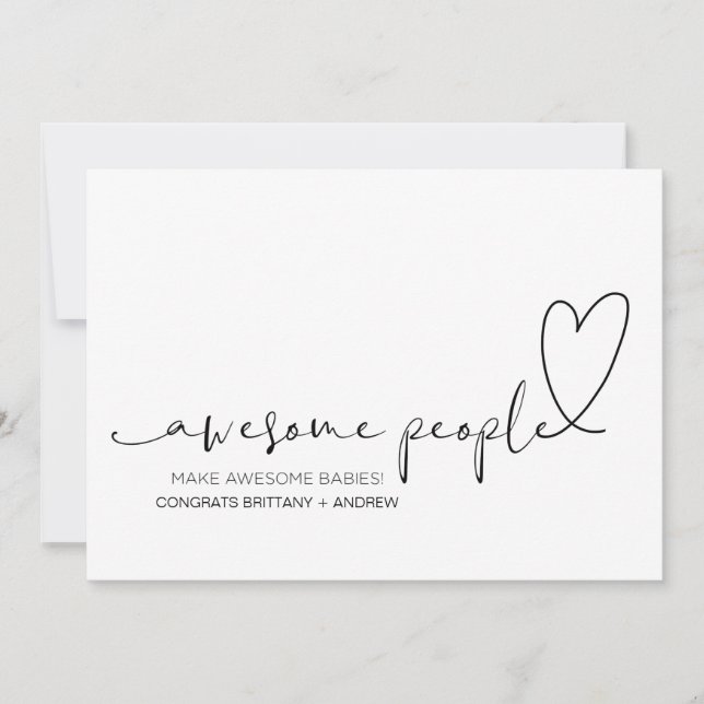 Niedlich Herzlichen Glückwunsch Schwangere Glückwu Karte (Vorderseite)