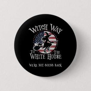 Niedlich Hexe Way White House Kamala Harris Wheime Button
