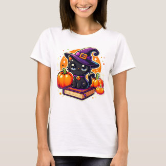 Niedlich Hexe's Kitten T-Shirt