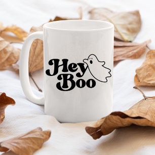 Niedlich Hey Boo Funny Ghost Halloween Kaffeetasse