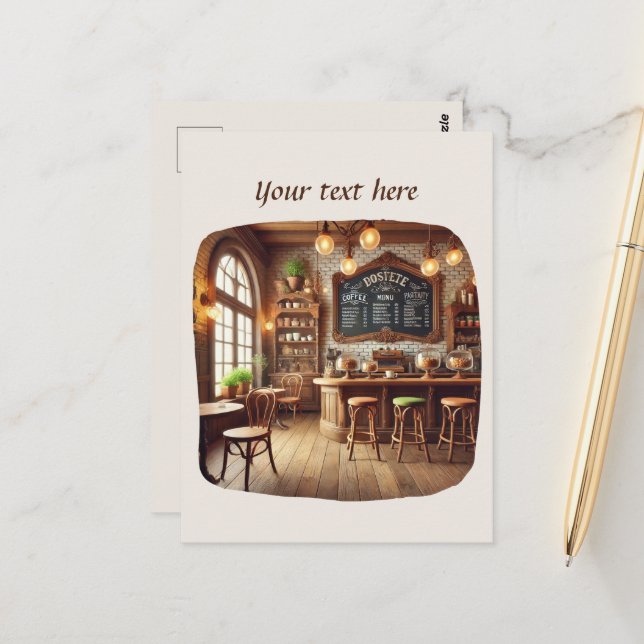 Niedlich hinzufügen postkarte (Vorderseite/Rückseite Beispiel)