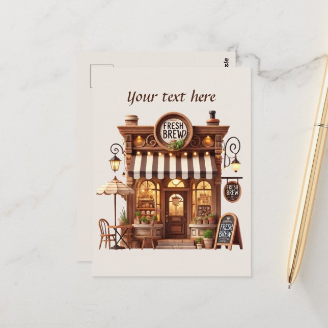 Niedlich hinzufügen postkarte (Vorderseite/Rückseite Beispiel)