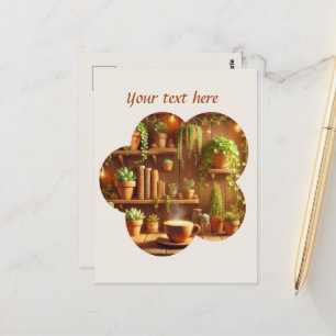 Niedlich hinzufügen postkarte