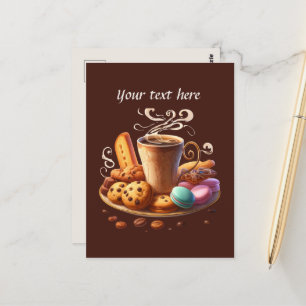 Niedlich hinzufügen postkarte