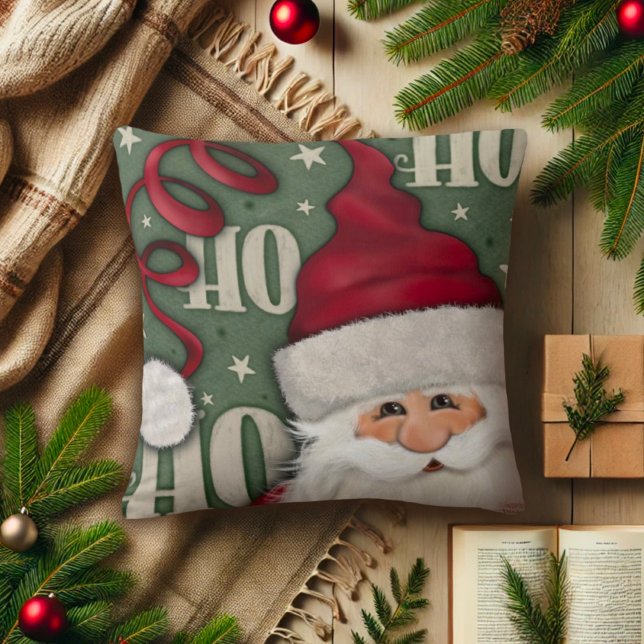 Niedlich Ho Ho Santa Inspirivity Keuche Kissen (Von Creator hochgeladen)
