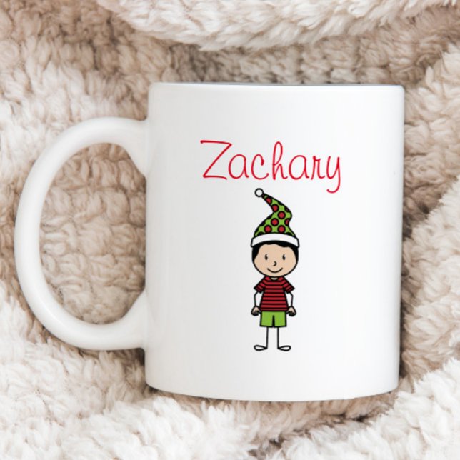Niedlich Holiday Hot Cocoa Personalisierter Name K Kaffeetasse (Von Creator hochgeladen)