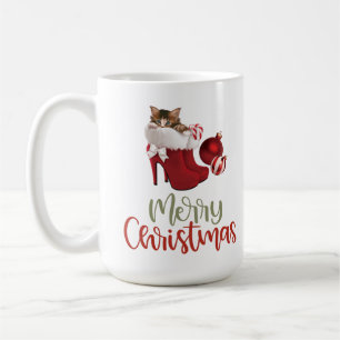 Niedlich Holiday Kitten Tasse