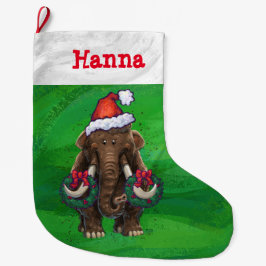 Niedlich Holiday Mastodon Grosses Weihnachtsfest S Großer Weihnachtsstrumpf