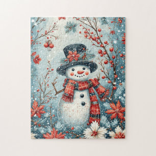 Niedlich Holiday Snowman Puzzle