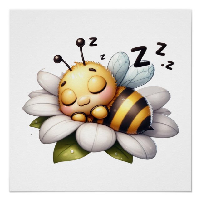 Niedlich Honey Bee Poster (Vorderseite)