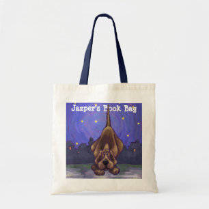 Niedlich Hound Dog Personal Book Bag Tragetasche