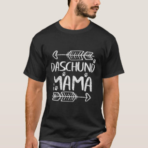 Niedlich Hunde Dackel Mama Weiner Owner gibt Dasch T-Shirt