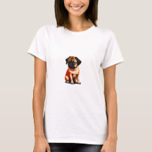 Niedlich Hunde-Design-Hemd