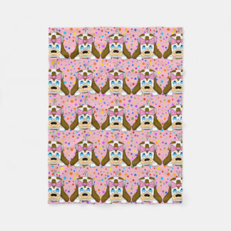 Niedlich Hunde Fleece Blanket