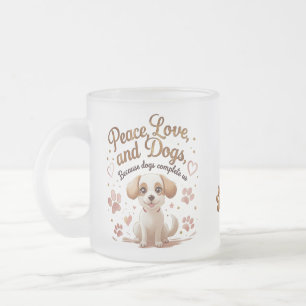 Niedlich Hunde Liebe Tasse
