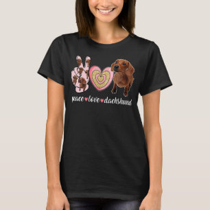 Niedlich Hunde Mama Muttertag Liebe Dackel T-Shirt