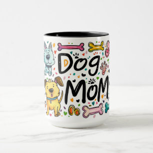 Niedlich Hunde Mama Wrap Tasse