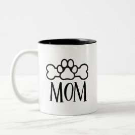 Niedlich Hunde Mama Zwei-Tonen-Kaffee-Tasse Zweifarbige Tasse