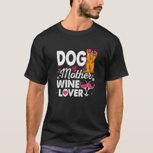 Niedlich Hunde Mutter Wein Yorkshire Terrier Dog M T-Shirt