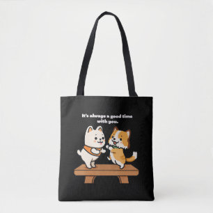 Niedlich Hunde T-Shirt immer eine gute Zeit mit Ih