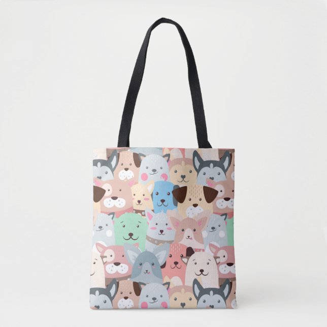 Niedlich Hunde Tasche (Vorderseite)