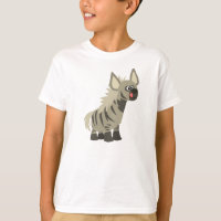 Niedlich Hungriger Cartoon Striped Hyena Children 