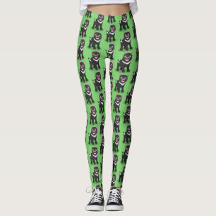 Niedlich hungriger Tasmanischer Teufel Cartoon Ill Leggings