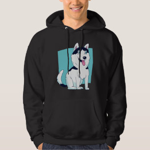 Niedlich Husky Dog Hoodie