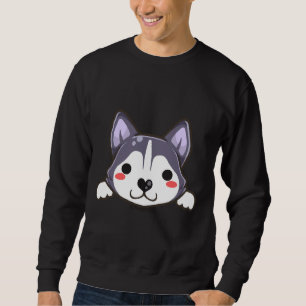 Niedlich Husky Puppy Sweatshirt