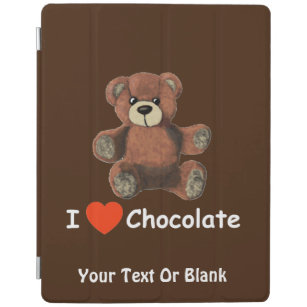 Niedlich I Herz (Liebe) Schokolade Teddy Bär iPad Hülle