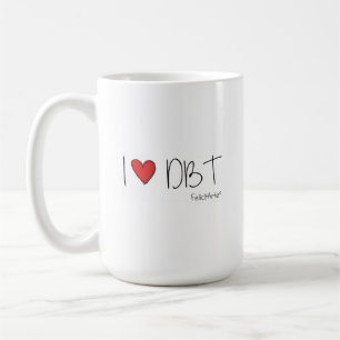 Niedlich I LIEBE DBT-Tasse Tasse