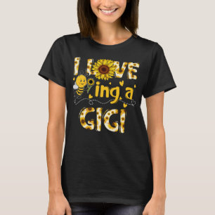 Niedlich I Liebe, eine Gigi Sonnenblume Mutter s D T-Shirt