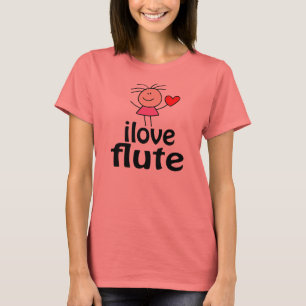 Niedlich I Liebe Flute T - Shirt