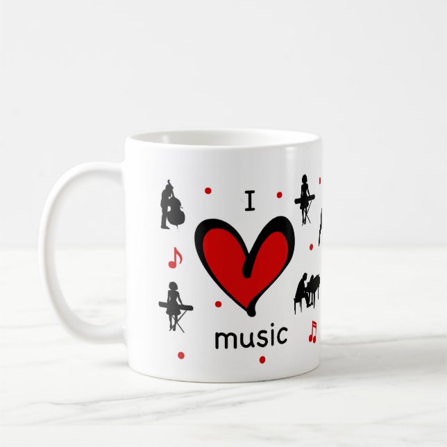NIEDLICH I LIEBE KAFFEETASSE (Links)